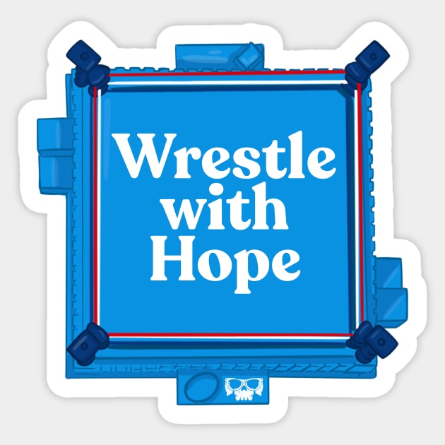 Wrestle With Hope Logo Tee Sticker by WrestleWithHope